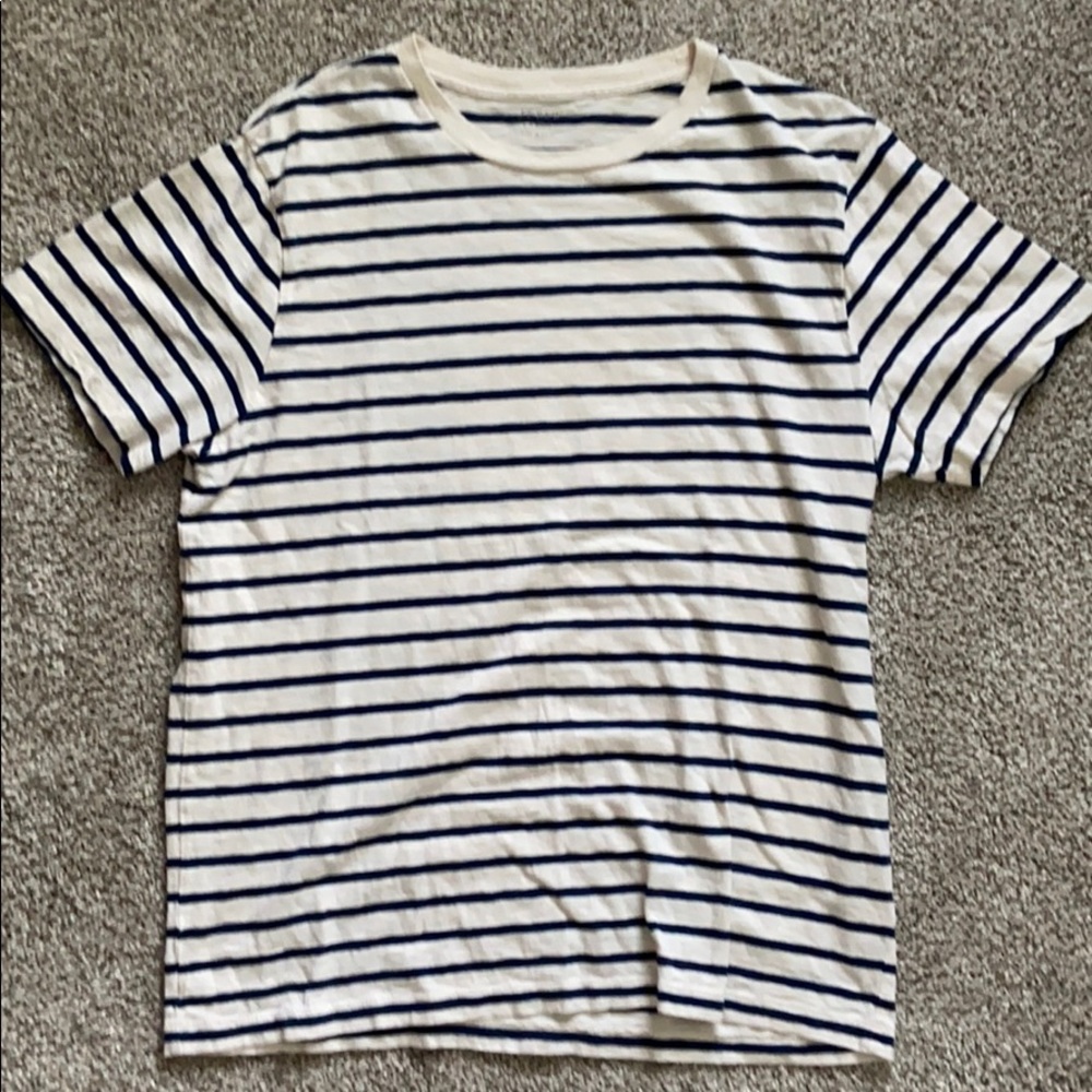 Men’s large striped jcrew shirt